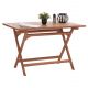 ΤΡΑΠΕΖΙ ΠΤΥΣΣΟΜΕΝΟ ΟΡΘΟΓΩΝΙΟ ERIS HM18117 ΞΥΛΟ TEAK--ΦΥΣΙΚΟ 120x70x76Υεκ.
