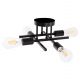 ΦΩΤΙΣΤΙΚΟ ΟΡΟΦΗΣ ΠΟΛΥΦΩΤΟ LIGHTY HM7428.11 ΜΕΤΑΛΛΟ ΣΕ ΜΑΥΡΟ 28x28x15Υεκ.