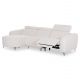 ΚΑΝΑΠΕΣ ΑΡΙΣΤΕΡΗ ΓΩΝΙΑ 3Θ ΜΕ RECLINE VALENTE HM3317.02L ΜΠΕΖ ΥΦΑΣΜΑ 275x160x104Yεκ