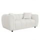 ΚΑΝΑΠΕΣ 2-ΘΕΣΙΟΣ LYKKE HM3324.02 ΕΚΡΟΥ ΥΦΑΣΜΑ 172x89x70Υεκ.