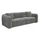 ΚΑΝΑΠΕΣ 3-ΘΕΣΙΟΣ JUNOA HM3333.01 ΓΚΡΙ ΥΦΑΣΜΑ 228x89x74Υεκ