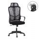 ΚΑΡΕΚΛΑ ΓΡΑΦΕΙΟΥ ELVAR HM1219.01 ΜΑΥΡO MESH--ΒΑΣΗ ΠΟΛΥΠΡΟΠΥΛΕΝΙΟΥ 63x56x125Υεκ