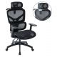 ΚΑΡΕΚΛΑ ΓΡΑΦΕΙΟΥ APEX HM1227.01 ΜΑΥΡO MESH & PP 68x68x120-130Υεκ