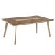 ΤΡΑΠΕΖΙ ΑΛΟΥΜΙΝΙΟΥ TABER HM5131.04 ΚΑΠΟΥΤΣΙΝΟ ΜΕ POLYWOOD TOP 200x100x75Υεκ