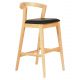 ΣΚΑΜΠΟ ΜΠΑΡ NAMI HM9952.01 RUBBERWOOD ΣΕ ΟΑΚ-ΜΑΥΡΟ PU 47,5x59x102,5Υεκ.