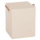 ΣΚΑΜΠΟ ΤΕΤΡΑΓΩΝΟ FIBER CEMENT ΜΕ ΧΕΡΟΥΛΙΑ ZAK HM6581.02 ΣΕ ΜΠΕΖ 36x36x45,5Υεκ