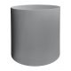 ΤΡΑΠΕΖΙ ΒΟΗΘΗΤΙΚΟ FIBER CEMENT ΣΤΡΟΓΓΥΛΟ KYOKO HM6592.01 ΓΚΡΙ Φ40x43Υεκ.