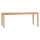 ΤΡΑΠΕΖΙ ΟΡΘΟΓΩΝΙΟ FINTO HM6616 ΞΥΛΟ TEAK--ΦΥΣΙΚΟ 200x100x75Υεκ.
