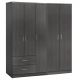 ΝΤΟΥΛΑΠΑ 5ΦΥΛΛΗ CAESAR HM21234.01 ΜΕΛΑΜΙΝΗ ΧΡΩΜΑ ZEBRANO 150x42.5x181Υεκ