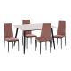 ΣΕΤ ΤΡΑΠΕΖΑΡΙΑΣ 5ΤΜΧ RAVEN HM21264.01 ΚΕΡΑΜΙΚΟ TOP ΛΕΥΚΟ ΜΑΡΜΑΡΟ--ΒΕΛΟΥΔΟ ΣΑΠΙΟ ΜΗΛΟ