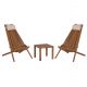 LOUNGE ΣΕΤ ΕΞ.ΧΩΡΟΥ 3ΤΜΧ SHIGAN HM10993 ΞΥΛΟ ΑΚΑΚΙΑΣ--ΜΑΞΙΛΑΡI ΚΕΦΑΛΗΣ ΣΕ ΜΠΕΖ