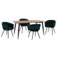 ΣΕΤ ΤΡΑΠΕΖΑΡΙΑΣ 5ΤΜΧ JOLIE HM12123.01 MDF TOP ΣΕ ΦΥΣΙΚΟ--ΚΥΠΑΡΙΣΣΙ ΒΕΛΟΥΔΟ