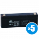 B&P - 5άδα Μπαταρίες 12V 2.3Ah