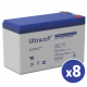 ULTRACELL - 8άδα Μπαταρίες 12V 7Ah