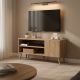 Έπιπλο τηλεόρασης Orianne pakoworld σε sonoma απόχρωση 90x32x46εκ