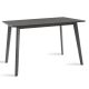 Τραπέζι Benson pakoworld MDF σε rustic grey απόχρωση 120x75x75εκ