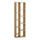 Βιβλιοθήκη Minicu pakoworld σε oak απόχρωση  44,4x19,6x150εκ