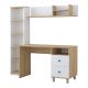 Σύνθεση γραφείου Kontor pakoworld sonoma-λευκό 160x50x162εκ