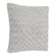 Μαξιλάρι διακοσμητικό Luxir pakoworld ύφασμα σε χρώμα ανοιχτό γκρι 45x45εκ