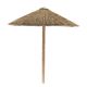 Ομπρέλα Solaris στρογγυλή μέταλλο ξύλο ελάτου φυσικό-ψάθα Φ210x270εκ