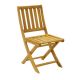 Καρέκλα Elijie pakoworld πτυσσόμενη ξύλο ακακίας φυσικό 45x62x90εκ