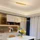 Φωτιστικό οροφής Neron pakoworld led χρυσό μεταλλικό 100x25x26εκ