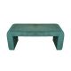 Σκαμπό Gagga Inart βελούδο σε πράσινη απόχρωση 110x40x45εκ