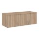 Πατάρι ντουλάπας Royal pakoworld τρίφυλλο sonoma 150x58x53εκ