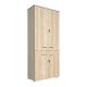 Ντουλάπα γραφείου Armadi pakoworld σε oak-μπεζ 80x40x200εκ