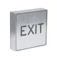 Φωτιστικό Αλουμινίου LED Εξόδου EXIT - 1W AC 220-240V με Επαναφορτιζόμενη Μπαταρία - Μ11 x Π11 x Υ3cm - Πράσινο