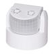 VenCore 3368-10003 - IP65 Dual IR Moving Sensor 230V 5A - Διπλός Ανιχνευτής Κίνησης PIR 180°+120° Μέγιστη Εμβέλεια 12 Μέτρα 230 Volt 1200 Watt Μέγιστο Φορτίο Λευκό Σώμα