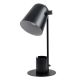 Focus Desk Black - Επιτραπέζιο Μονόφωτο E27 Μοντέρνο Μέταλλο Μαύρο Καμπάνα - Μ12 x Π15 x Υ38cm