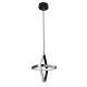 VenCore Axis Black 6089-20026 - Μοντέρνο Κρεμαστό Φωτιστικό Οροφής LED 22W Μαύρο Αλουμίνιο με Ρυθμιζόμενο CCT Λευκό - Ημέρας - Θερμό - Χειρισμός CCT μέσω Διακόπτη On-Off - Φ22 x Υ24cm