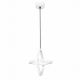 VenCore Axis White 6089-20027 - Μοντέρνο Κρεμαστό Φωτιστικό Οροφής LED 22W Λευκό Αλουμίνιο με Ρυθμιζόμενο CCT Λευκό - Ημέρας - Θερμό - Χειρισμός CCT μέσω Διακόπτη On-Off - Φ22 x Υ24cm