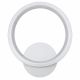 VenCore Lunora White 6093-20006 - Μοντέρνο Επιτοίχιο Φωτιστικό Απλίκα LED 12W Λευκό Αλουμίνιο με Ρυθμιζόμενο CCT Λευκό - Ημέρας - Θερμό - Χειρισμός CCT μέσω Διακόπτη On-Off - Μ23.5 x Π20 x Υ5.5cm