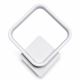 VenCore Elara White 6093-20010 - Μοντέρνο Επιτοίχιο Φωτιστικό Απλίκα LED 12W Λευκό Αλουμίνιο με Ρυθμιζόμενο CCT Λευκό - Ημέρας - Θερμό - Χειρισμός CCT μέσω Διακόπτη On-Off - Μ29 x Π25 x Υ5.5cm