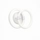 VenCore Vireon White 6093-20058 - Μοντέρνο Επιτοίχιο Φωτιστικό Απλίκα LED 12W Λευκό Αλουμίνιο με Ρυθμιζόμενο CCT Λευκό - Ημέρας - Θερμό - Χειρισμός CCT μέσω Διακόπτη On-Off