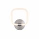 VenCore Seren Silver 6093-20063 - Μοντέρνο Επιτοίχιο Φωτιστικό Απλίκα LED 12W Ασημί Αλουμίνιο με Ρυθμιζόμενο CCT Λευκό - Ημέρας - Θερμό - Χειρισμός CCT μέσω Διακόπτη On-Off