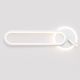 VenCore Velion White 6093-20074 - Μοντέρνο Επιτοίχιο Φωτιστικό Απλίκα LED 12W Λευκό Αλουμίνιο με Ρυθμιζόμενο CCT Λευκό - Ημέρας - Θερμό - Χειρισμός CCT μέσω Διακόπτη On-Off