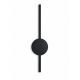 VenCore Axion Black 6093-20094 - Μοντέρνο Επιτοίχιο Φωτιστικό Απλίκα LED 12W Μαύρο Αλουμίνιο με Ρυθμιζόμενο CCT Λευκό - Ημέρας - Θερμό - Χειρισμός CCT μέσω Διακόπτη On-Off - Μ45.5 x Π11 x Υ5.5cm