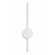 VenCore Axion White 6093-20095 - Μοντέρνο Επιτοίχιο Φωτιστικό Απλίκα LED 12W Λευκό Αλουμίνιο με Ρυθμιζόμενο CCT Λευκό - Ημέρας - Θερμό - Χειρισμός CCT μέσω Διακόπτη On-Off - Μ45.5 x Π11 x Υ5.5cm
