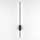 VenCore Lineon Black 6093-20114 - Μοντέρνο Επιτοίχιο Φωτιστικό Απλίκα LED 60CM 12W Μαύρο Αλουμίνιο με Ρυθμιζόμενο CCT Λευκό - Ημέρας - Θερμό - Χειρισμός CCT μέσω Διακόπτη On-Off