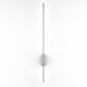 VenCore Lineon Silver 6093-20116 - Μοντέρνο Επιτοίχιο Φωτιστικό Απλίκα LED 60CM 12W Ασημί Αλουμίνιο με Ρυθμιζόμενο CCT Λευκό - Ημέρας - Θερμό - Χειρισμός CCT μέσω Διακόπτη On-Off