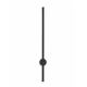 VenCore Serenor Black 6093-20126 - Μοντέρνο Επιτοίχιο Φωτιστικό Απλίκα LED 7W Μαύρο Αλουμίνιο με Ρυθμιζόμενο CCT Λευκό - Ημέρας - Θερμό - Χειρισμός CCT μέσω Διακόπτη On-Off - Μ60 x Π6 x Υ10cm