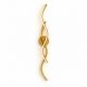 VenCore Serelis Gold 6093-20145 - Μοντέρνο Επιτοίχιο Φωτιστικό Απλίκα LED 80CM 14W Χρυσό Αλουμίνιο με Ρυθμιζόμενο CCT Λευκό - Ημέρας - Θερμό - Χειρισμός CCT μέσω Διακόπτη On-Off