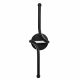 VenCore Aureon Black 6093-20146 - Μοντέρνο Επιτοίχιο Φωτιστικό Απλίκα LED 12W Μαύρο Αλουμίνιο με Ρυθμιζόμενο CCT Λευκό - Ημέρας - Θερμό - Χειρισμός CCT μέσω Διακόπτη On-Off - Μ40 x Π11 x Υ14cm