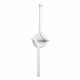 VenCore Aureon White 6093-20147 - Μοντέρνο Επιτοίχιο Φωτιστικό Απλίκα LED 12W Λευκό Αλουμίνιο με Ρυθμιζόμενο CCT Λευκό - Ημέρας - Θερμό - Χειρισμός CCT μέσω Διακόπτη On-Off - Μ40 x Π11 x Υ14cm