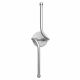 VenCore Aureon Silver 6093-20148 - Μοντέρνο Επιτοίχιο Φωτιστικό Απλίκα LED 12W Ασημί Αλουμίνιο με Ρυθμιζόμενο CCT Λευκό - Ημέρας - Θερμό - Χειρισμός CCT μέσω Διακόπτη On-Off - Μ40 x Π11 x Υ14cm