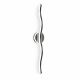 VenCore Velaris Black 6093-20150 - Μοντέρνο Επιτοίχιο Φωτιστικό Απλίκα LED 40CM 10W Μαύρο Αλουμίνιο με Ρυθμιζόμενο CCT Λευκό - Ημέρας - Θερμό - Χειρισμός CCT μέσω Διακόπτη On-Off