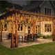 VenCore 7042-10003 - Fairy Curtain Lights 3x1m 120 LED 2200K - Χριστουγεννιάτικη Κουρτίνα με Διάφανο Καλώδιο 8W 230V 3x1m με 120 LED Θερμό Λευκό 2200K IP65 Αδιάβροχη